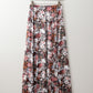 Floral Elastic Waist Maxi Skirt