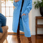 Peace Sign Long Sleeve Cardigan