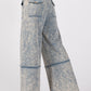 SAGE + FIG Mineral Washed Terry Wide Leg Pants