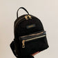 Suede Adjustable Strap Backpack Bag