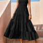 Tiered Smocked Wide Strap Dress