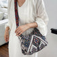 Geometric Adjustable Strap Crossbody Bag