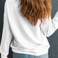 I'M BACK Round Neck Dropped Shoulder Sweatshirt