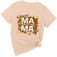 Full Size MAMA Round Neck Short Sleeve T-Shirt