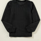 Texture Round Neck Long Sleeve Sweatshirt