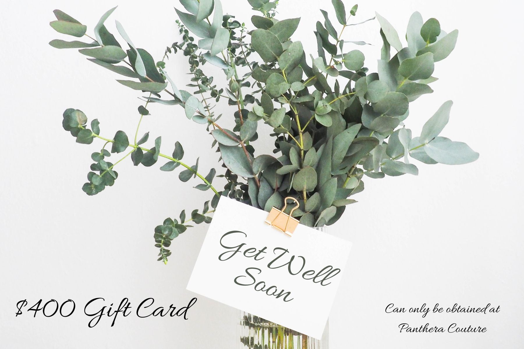Get Well Gift Card