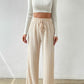 Drawstring Wide Leg Pants