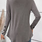 Perfee V-Neck Long Sleeve T-Shirt