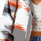 Printed Snap Down Hooded Jacket