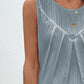 Ruched Round Neck Tank