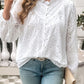Devine Frill Round Neck Long Sleeve Shirt