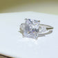3 Carat Moissanite 925 Sterling Silver Square Shape Ring