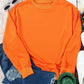 Round Neck Dropped Shoulder Sweatshirt