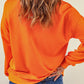 Round Neck Dropped Shoulder Sweatshirt