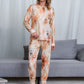 Full Size Tie-Dye Round Neck Top and Pants Lounge Set