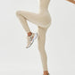 Cutout Asymmetrical Neck Active Jumpsuit