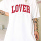LOVER Round Neck Half Sleeve T-Shirt