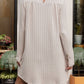 Round Neck Long Sleeve Mini Dress