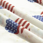US Flag Heart Mock Neck Long Sleeve Bodysuit
