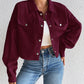 Honey Snap Down Long Sleeve Jacket