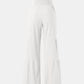 Tied Ruched Wide Leg Pants