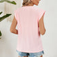 Full Size Eyelet Round Neck Tank