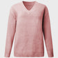 V-Neck Long Sleeve Knit Top