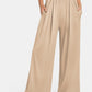 Elastic Waist Wide Leg Pants