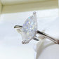 2 Carat Moissanite 925 Sterling Silver Ring