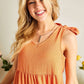 ADORA V-Neck Tie Shoulder Dress