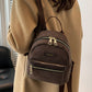 Suede Adjustable Strap Backpack Bag