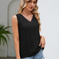 V-Neck Wide Strap Tank