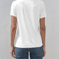Rabbit Graphic Round Neck Short Sleeve T-Shirt