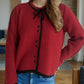 Button Down Long Sleeve Cardigan