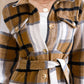 FAM-FAM Tied Plaid Button Up Shacket
