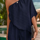Beautiful Bea Single Shoulder Half Sleeve Romper