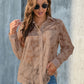 Full Size Collared Neck Long Sleeve Shirt Plus Size