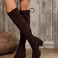 JacquardNights Leopard Round Toe Block Heel Boots