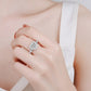 1 Carat Moissanite 925 Sterling Silver Heart Ring