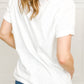 Bow Graphic Round Neck Short Sleeve T-Shirt