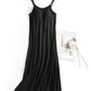 Full Size Scoop Neck Midi Cami Dress with Bra