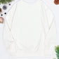 Graphic Round Neck Long Sleeve Sweatshirt