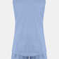 Full Size Waffle-Knit Notched Top and Shorts Set
