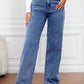 High Waist Straight Jeans