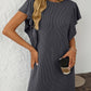 Mandy Ruffled Round Neck Short Sleeve Dress