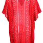 Cutout V-Neck Cover-Up with Tassel