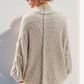 Double Take Full Size Open Front Long Sleeve Cardigan