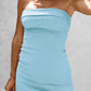 FULL SIZE Slit Tube Midi Dress