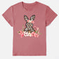 Rabbit Round Neck Short Sleeve T-Shirt