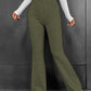 Ribbed High Waist Bootcut Pants
